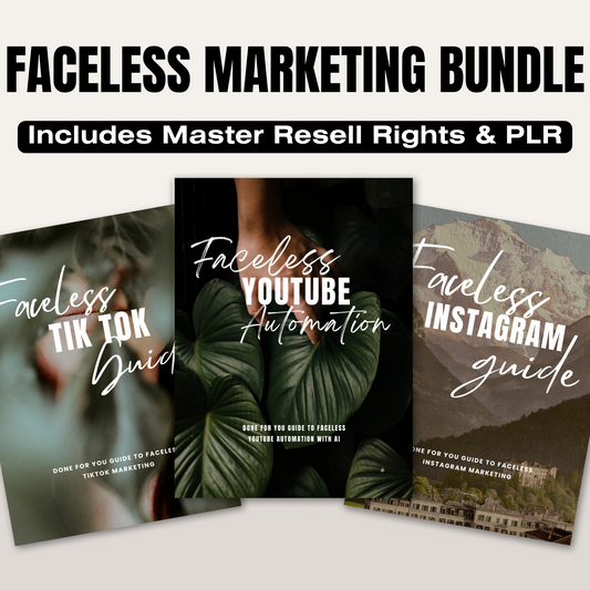 Faceless Marketing Bundle With Resell Rights