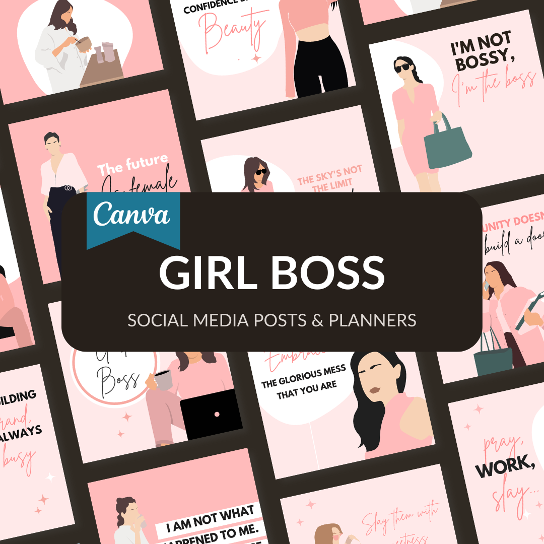 Girl Boss Templates & Planner 2025/2026