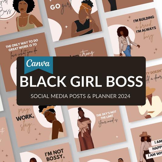Girl Boss Templates & Planner 2024