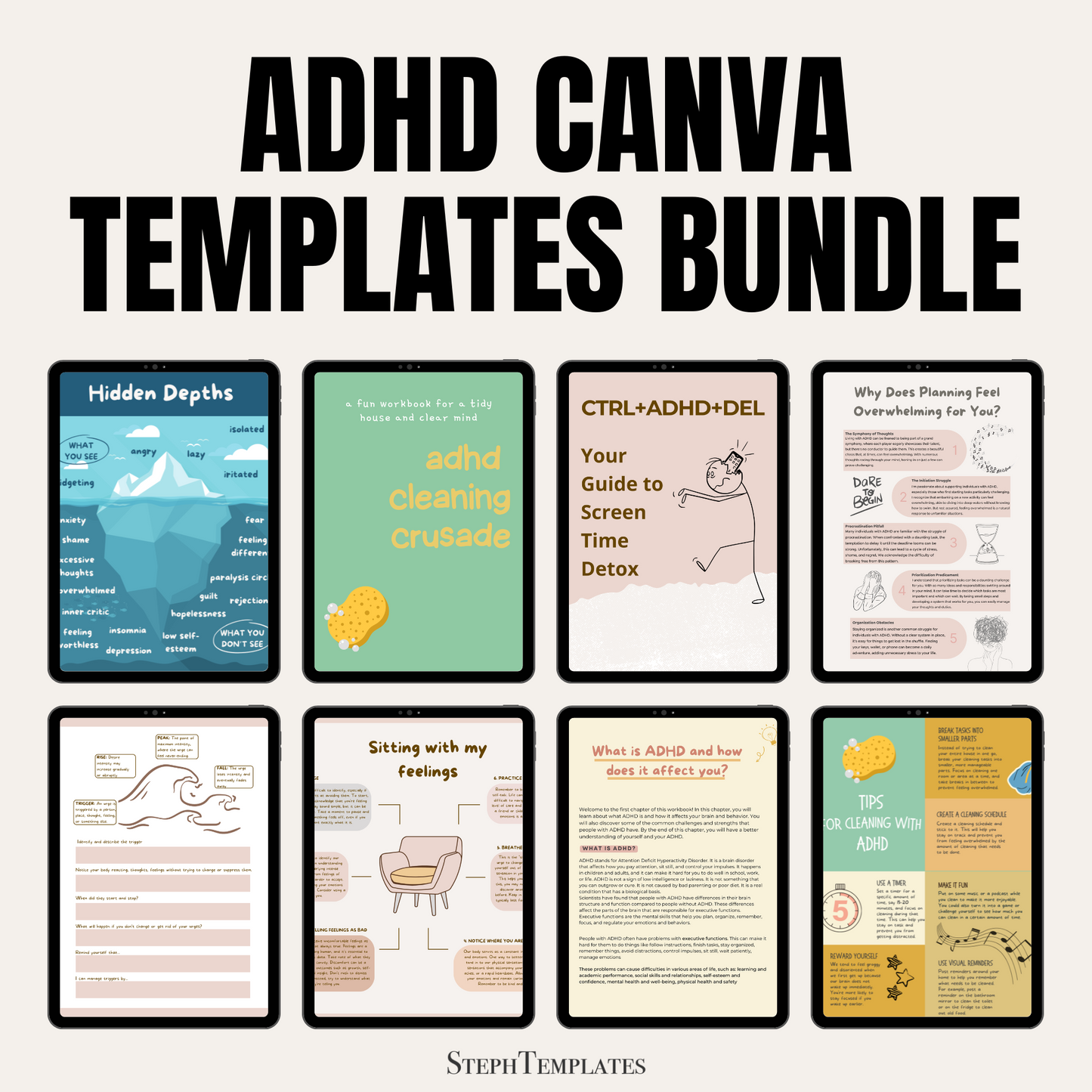 ADHD Templates Bundle