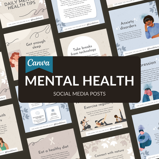 Mental Health Social Media Templates