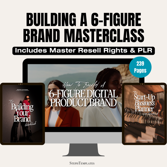 Build a 6-Figure Digital Product Brand Bundle With Resell Rights