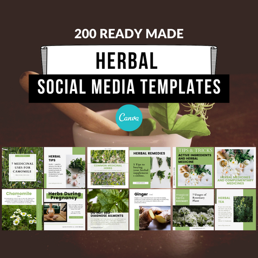 Herbal Social Media Templates