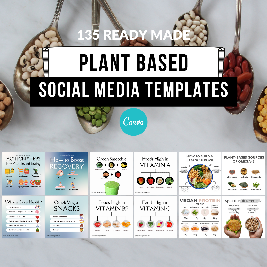 Plant-Based Infographic Templates