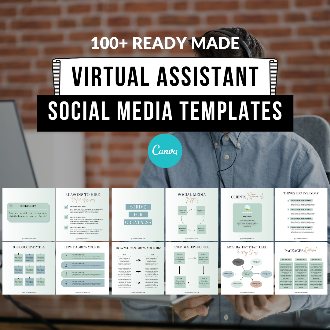 Virtual Assistant Social Media Templates